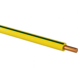 Провод ПуВ (ПВ-1) 1х0,75 ГОСТ (1000м), желто-зеленый SQ0124-0207