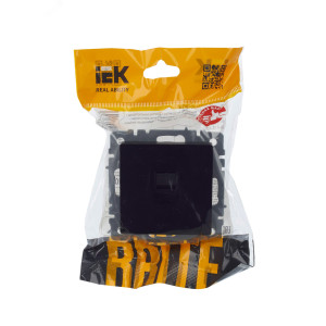 Розетка компьютерная СП RJ45 кат.5E BRITE РК10-БрЧ черн. BR-K10-1-K02