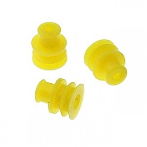 WIRE SEAL 1.5*6MM YELLOW, Разъем авт. соединитель WIRE SEAL 1.5*6 мм желтый, 12/ 24 (DC) В