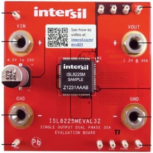 ISL8225MEVAL3Z, Средства разработки интегральных схем (ИС) управления питанием ISL8225M EVAL