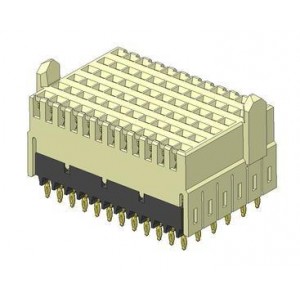 10052829-101LF, Высокоскоростные/модульные разъемы VS AIRMAX, VERT RECP 72POS, PRESS-FIT