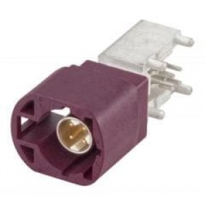 D4S20L-40MA5-D, РЧ соединители / Коаксиальные соединители Right Angle Plug PCB w/HousingT&R Bviolet