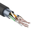 Кабель витая пара F/UTP кат.5E 4х2х24AWG solid CU PE Outdoor черн. (м) 01-0146
