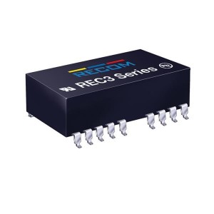 REC3-4805SRW/H2/A/M, Преобразователи постоянного тока в постоянный с изоляцией 3W DC/DC 2kV REG 2:1 36-72Vin 5Vout