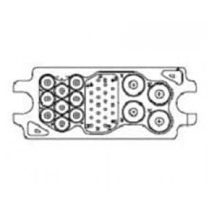 1648163-1, Сверхмощные разъемы питания PIN HOUSING CONN SIZE 8 12 20