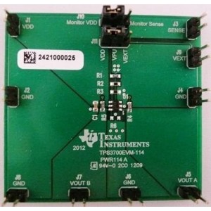 TPS3700EVM-114, Средства разработки интегральных схем (ИС) управления питанием TPS3700 Eval Mod