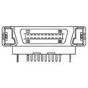 787653-4, Соединители для ввода/вывода 20 BLDMATE RCPT ASSY LEAD FREE