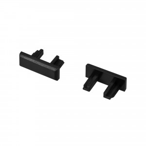 MIC-M черная глухая, Заглушка черная пластиковая для профиля MIC-M-2000. В комплекте 2 заглушки, цена за комплект.