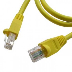 Патчкорд RJ45 1м желтый, Патчкорд RJ45 1 м, желтый