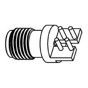 901-10512-4, РЧ соединители / Коаксиальные соединители HF SMA(F) PCM 15 MIL PIN