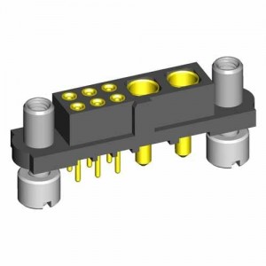 M80-4T10605F9-02-321-00-000, Проводные клеммы и зажимы F VERTICAL PCB CONN