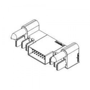 46437-3008, Электропитание платы TEN60 RA PLUG ASSY