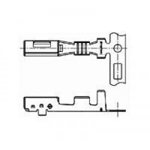 1743655-1, Автомобильные разъемы 090III MLC REC(M) CONT