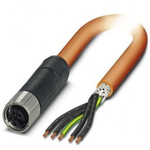 1414822, Кабели для датчиков / Кабели для приводов 5POS Power Cable Orange 10m