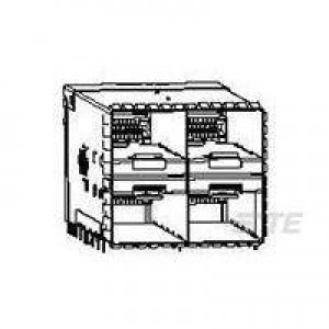 1-2198325-9, Соединители для ввода/вывода zSFP+ STACKED 2x2 RECEPT ASSY