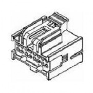 15416970, Автомобильные разъемы 16P FM BLK CONN ASSY 64 SERIES 7 AMPS