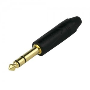 QS3PB-AU, Телефонные разъемы 1/4IN PHN STR STEREO BLACK GOLD