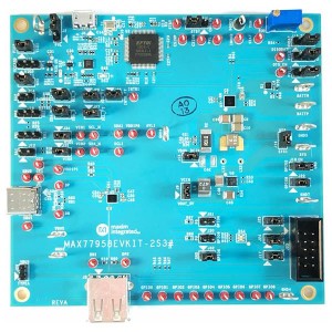 MAX77958EVKIT-2S3#, Средства разработки интерфейсов MAX77958 Evaluation Kit with 2S Li+ 3AOUT Buck-Boost Charger