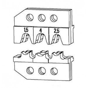 539727-2, Перфораторы и штампы DIE MCP2 8/1 5-4EDS