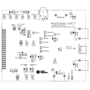 MAX20328AEVKIT#, Средства разработки интерфейсов Evkit for MUX Switch for USB Type-C Audio Adapter Accessories