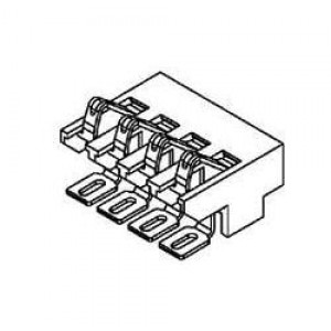 47410-0001, Электропитание платы 2.0MM PITCH 4 CIRCUITS BATT CONN