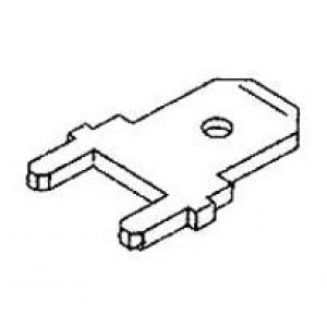 63525-1 (CUT STRIP), Клеммы 187 PCB Cut Strip of 100