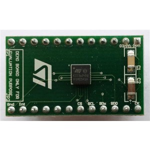 STEVAL-MKI158V1, Инструменты разработки датчика ускорения AIS3624DQ adapter board for a standard DIL24 socket