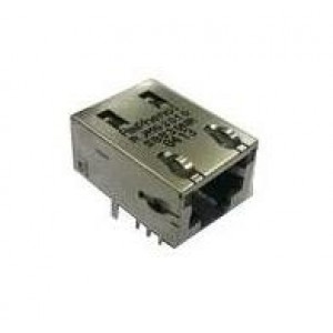 RJMG2010S9930NR, Модульные соединители / соединители Ethernet R/A,DipType, LowProf ShortBodTabDwn3pnLED