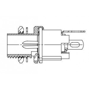 L722AH, Соединители питания для постоянного тока HI-TEMP 2.0MM LONG P