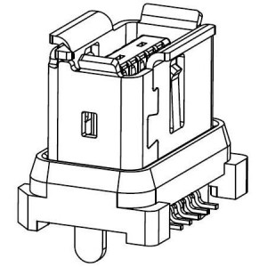 ND9AS2200, Модульные соединители / соединители Ethernet ix Industrial IP20 Recept Type A 8u Gld