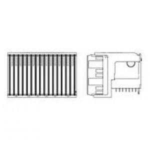 1410188-3, Высокоскоростные/модульные разъемы R/A PLUG ASSY 7 ROW MULTIGIG RT