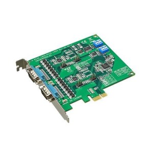 PCIE-1602B-AE, Модули интерфейсов 2-port RS-232/422/485 PCIe Comm. Card