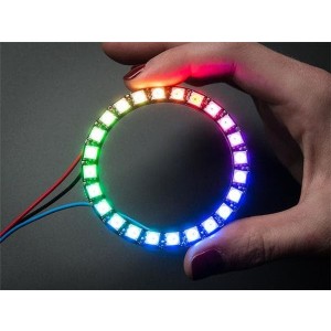 1586, Принадлежности Adafruit  NeoPixel Ring RGB LED 24 x WS2812