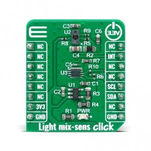 MIKROE-4148, Optical Sensors - Development Tools Light mix-sens Click