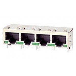 5-6610000-1, Модульные соединители / соединители Ethernet RJ45 Connector