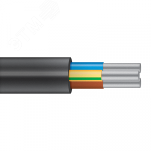 Кабель силовой АВВГ-П 3х4ок- 0.66 100 м ТРТС УС000000966