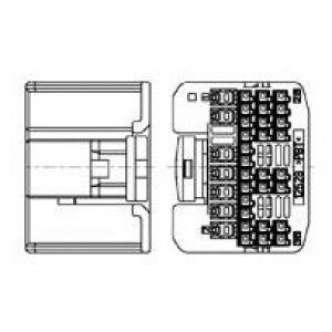 1674558-1, Автомобильные разъемы 35POS PLUG ASSY (A) 0.64 III/1.0 III