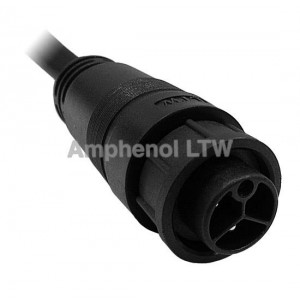 PWC-03AFMM-LL7A01, Кабели для датчиков / Кабели для приводов 20A REC 3P Pin Cable Mount