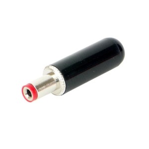 762, Соединители питания для постоянного тока 2.1mm Pwr Plug Red Tip Blk Handle