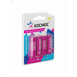 Аккумулятор AA/R6 2800мА.ч NI-MN BP-4 (блист.4шт) KOCR6NIMH2800MAH4BL [KOCR6NIMH2800mAh4BL]