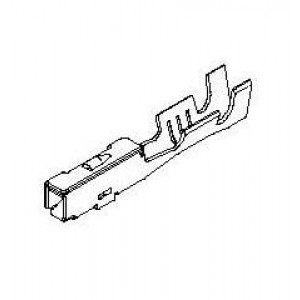 50654-1001 (Mouser Reel), Проводные клеммы и зажимы TAB CRP TRM 20-22G F Reel of 1000