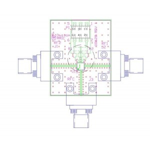 CMD196C3-EVB, Радиочастотные средства разработки EVB DC 28GHz High Isolation SPDT Switch