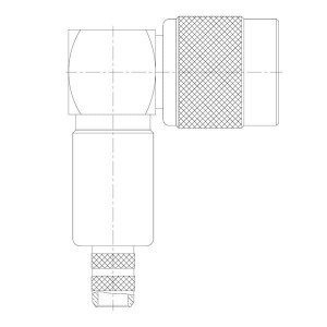 122153, РЧ соединители / Коаксиальные соединители Right Angle Crimp