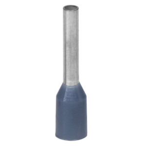 Наконечник-гильза с изол. фланцем для жилы сечением 0,75кв.мм, длина контактной части 8мм, серый IF0.75-08GR