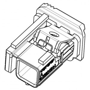 2302454-9, Автомобильные разъемы 1 port Frame