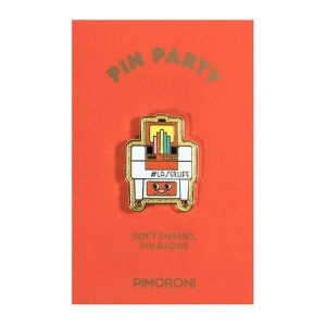 PIM327, Принадлежности Pimoroni Pimoroni Pin Party Enamel Pin Badge - #LASERLIFE