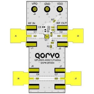 QPA9127EVB-01, Радиочастотные средства разработки Evaluation Board - QPA9127