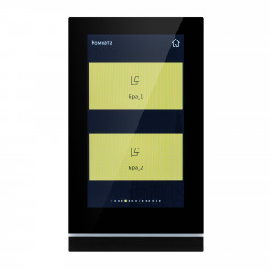 INTELLIGENT ARLIGHT Панель сенсорная KNX-113-51-MULTI-V5-IN (20-30V) 031738, Многофункциональная встраиваемая настенная панель стандарта KNX с цветным сенсорным IPS дисплеем 5.1”. До 16 слайдов, на каждом до 8 элементов управления. Виджеты для RGBW, MIX (CCT), климатики, мультимедиа. Встроенный датчик температуры.