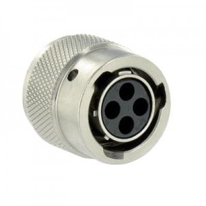 UT06104SH, Стандартный цилиндрический соединитель 4P Strt Socket Plug Size 10