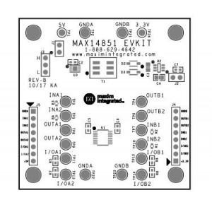 MAX14851EVKIT#, Средства разработки интерфейсов Eval Kit for MAX14851